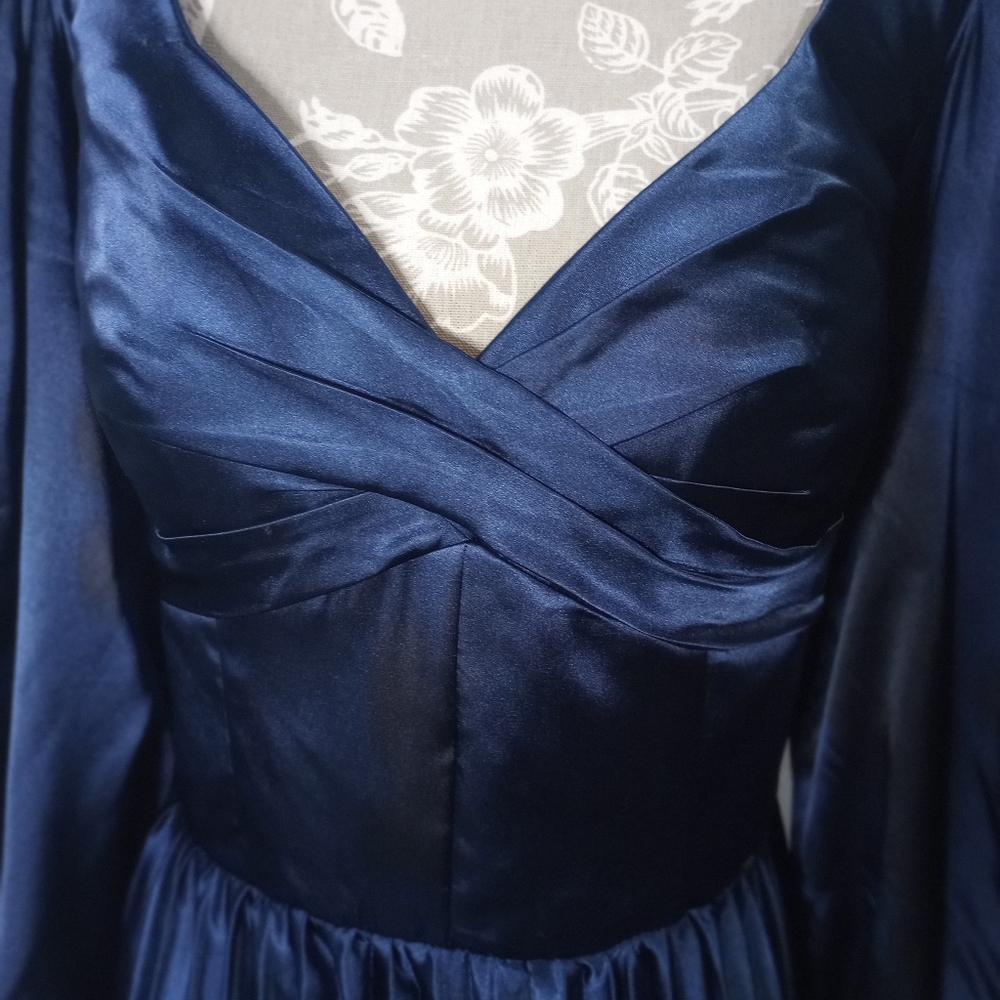 Navy Blue Formal Prom Dress NWT